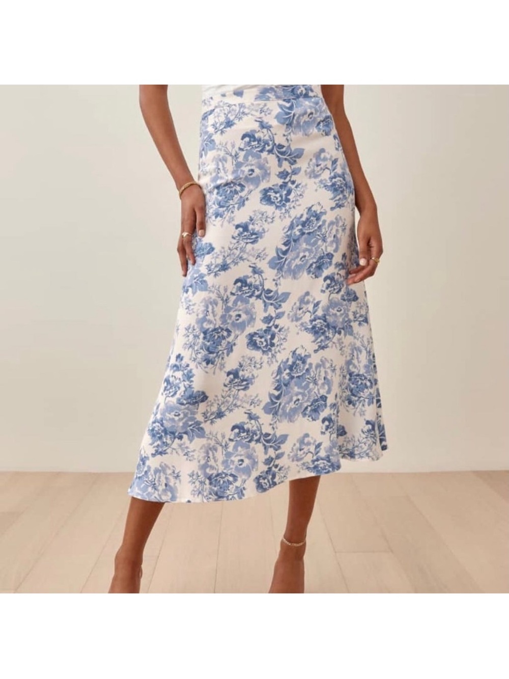 Bea Midi Skirt in Olympia